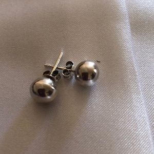 Sterling Silver Ball Earrings